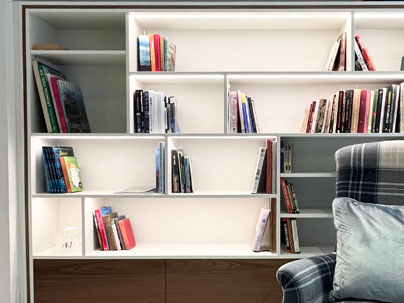 Bespoke Lit Bookcase (Gallery  1)