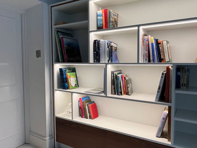 Bespoke Lit Bookcase (Gallery  2)