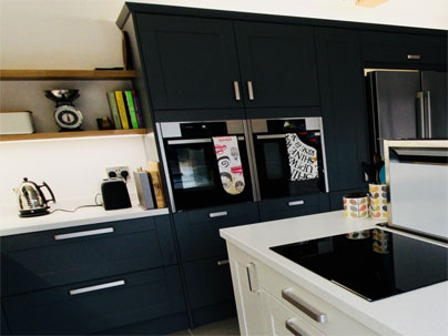 Bradmore Door Slate Grey & Porcelain Kitchen - Gallery 1