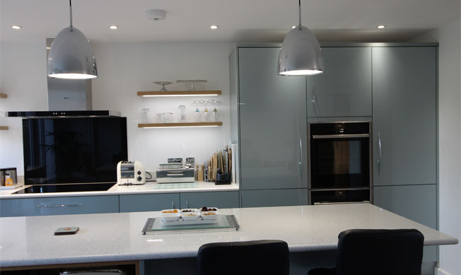 High Gloss Acrylic Kitchen (Section 1)