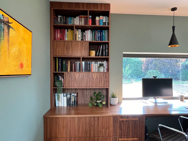 Home office - Bespoke Walnut (Section 1)