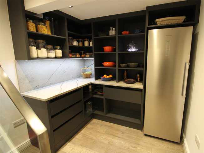 Oak Veneer Pantry (Section 1)