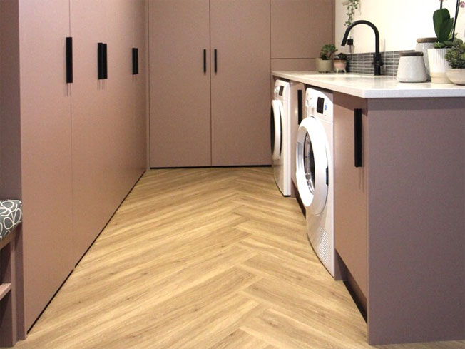 Utility Room - Stanton Grained Pink (Section 1)